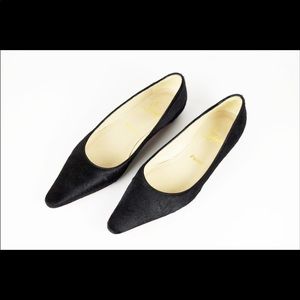 Christian Louboutin pony hair flats